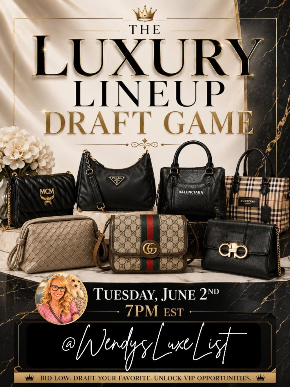 THE LUXURY LINEUP DRAFT GAME